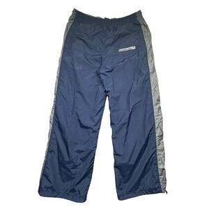 Vintage 90s Caffeine Pants Mens Medium Windbreaker Lined Drawstring Baggy Nylon